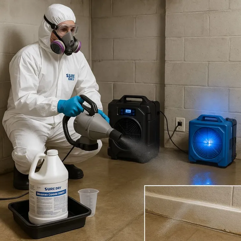 Sanitization and Odor Removal process in Douglas, MA