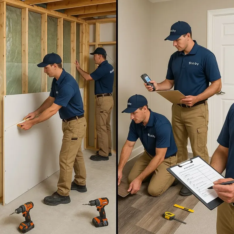 Repairs and Reconstruction process in Douglas, MA