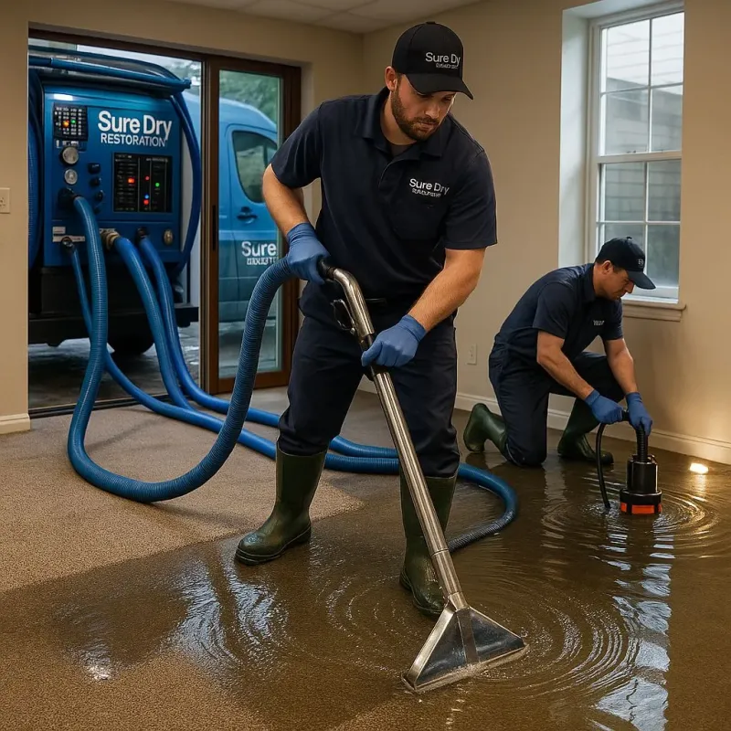 Water Extraction and Removal process in Douglas, MA